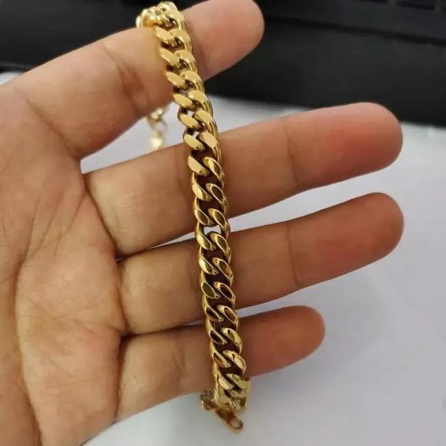 Stylish Cuban Chain Bracelet-4
